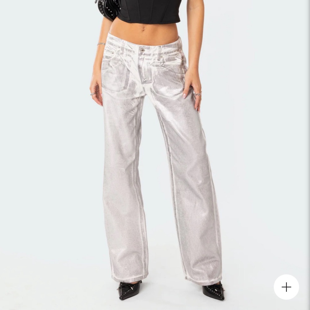 Edikted silver jeans
